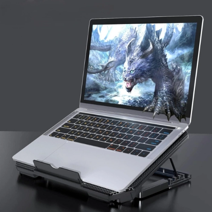 Ayarlanabilir Yükseklik Kademeli Laptop Soğutucu Fan