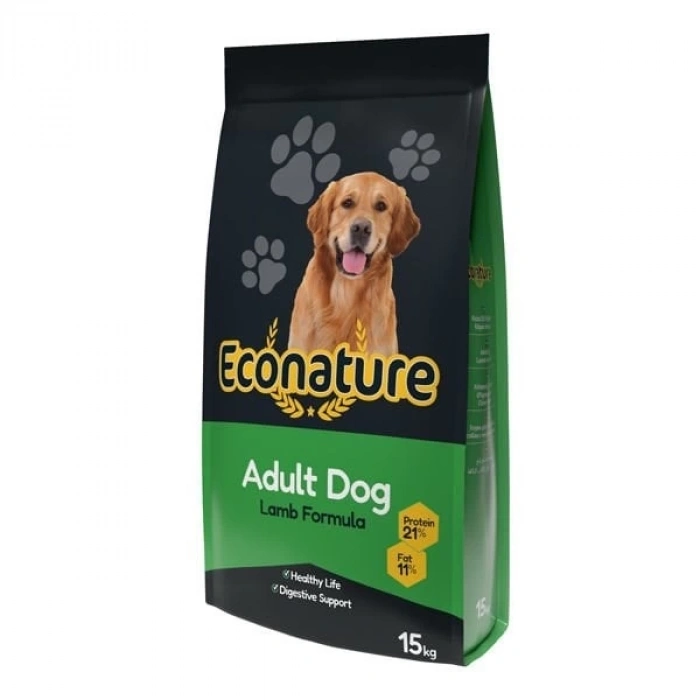 Econature Kuzu Etli Yetişkin Köpek Maması 15 Kg
