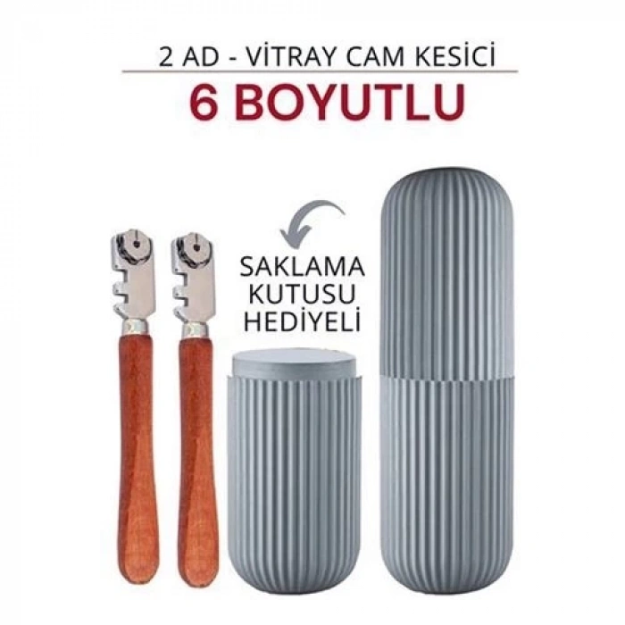 Elmas Cam Kesici - Kalem Tipi Cam Kesici Cam Kesme Elması 2 Lİ KUTULU