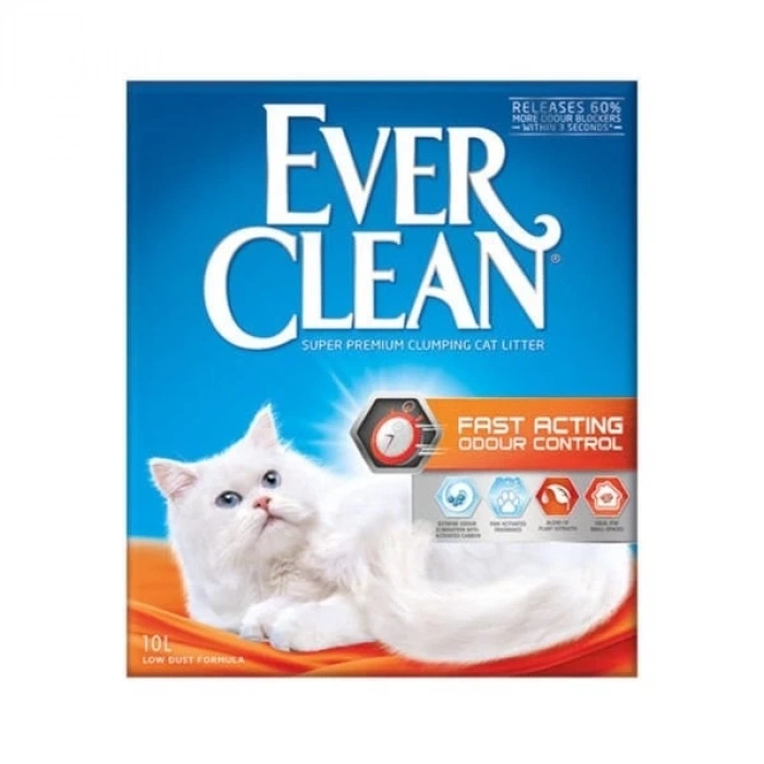 Ever Clean Fast Acting Topaklanan Kedi Kumu 1 Adet 10 Lt