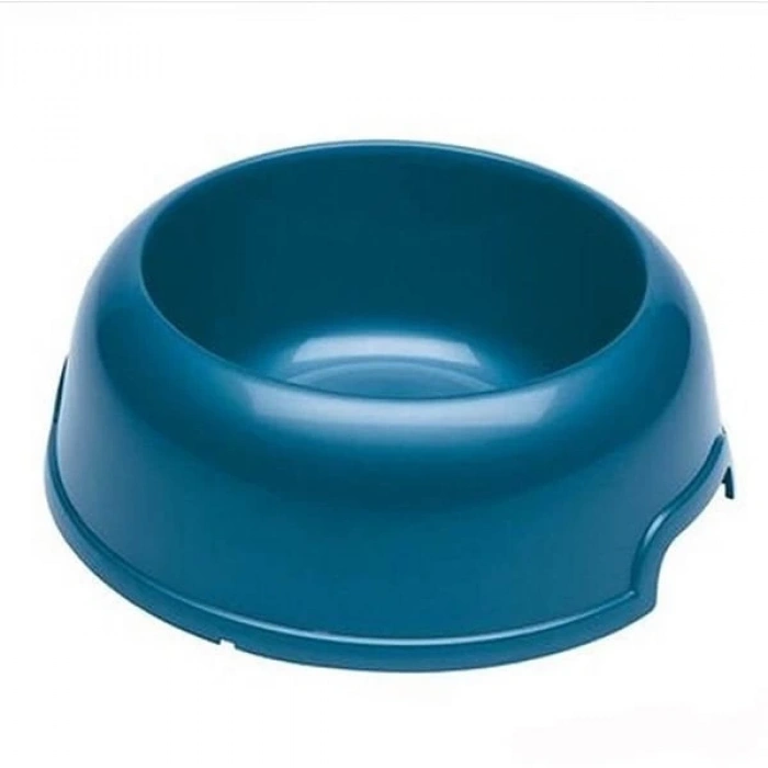 Ferplast Party 12 Plastik Köpek Mama Ve Su Kabı Mavi 3 Lt 24.2x11 Cm