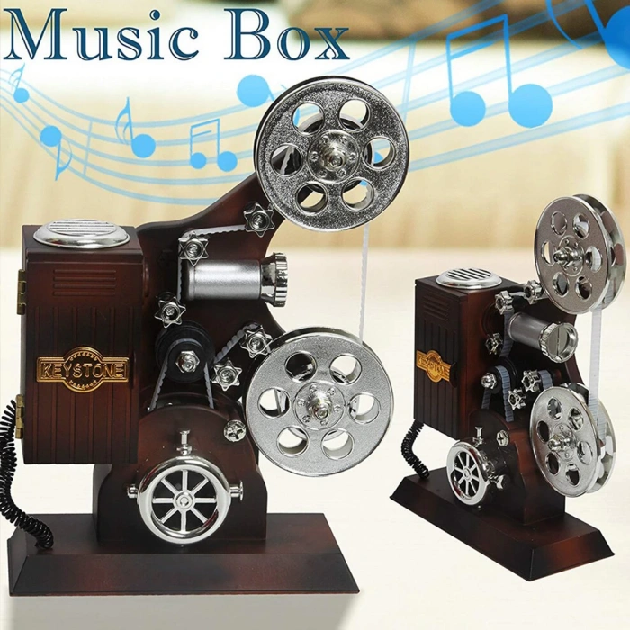 Film Makinesi Tasarımlı Müzik Kutusu