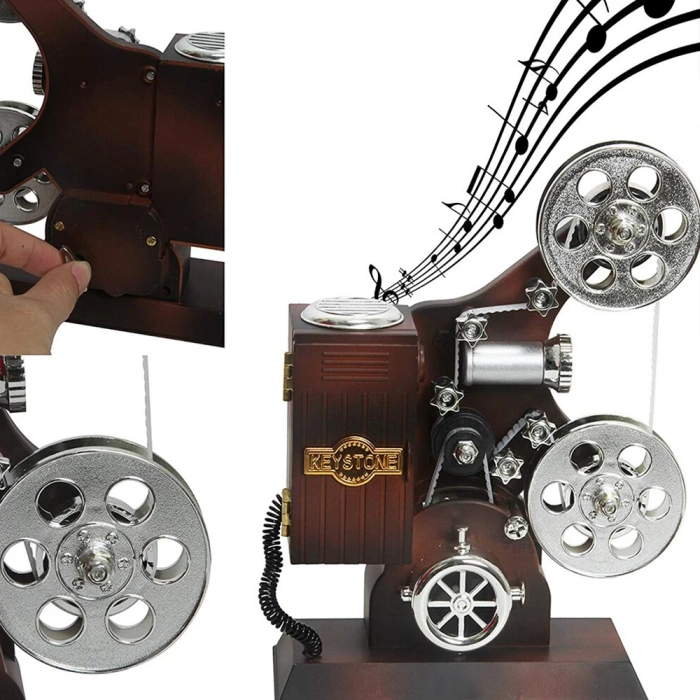 Film Makinesi Tasarımlı Müzik Kutusu