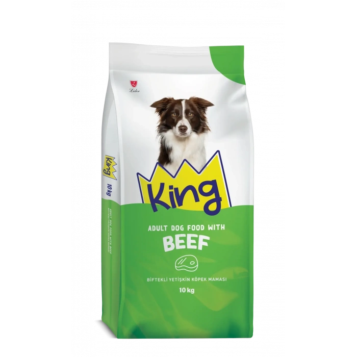 King Biftekli Yetişkin Köpek Maması 10 Kg