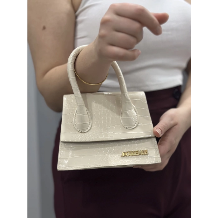 Luxe krem cilt çanta