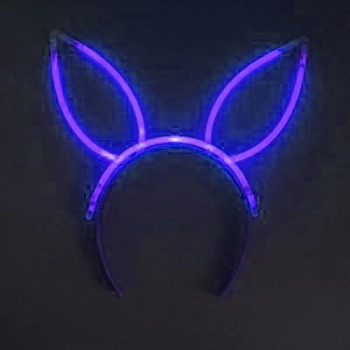 Karanlıkta Yanan Glow Neon Fosforlu Taç - 6 Adet