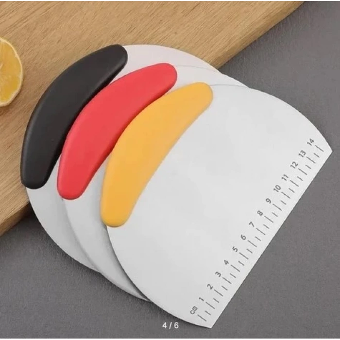 Paslanmaz Çelik Hamur Kesme ve Şekillendirme Spatulası