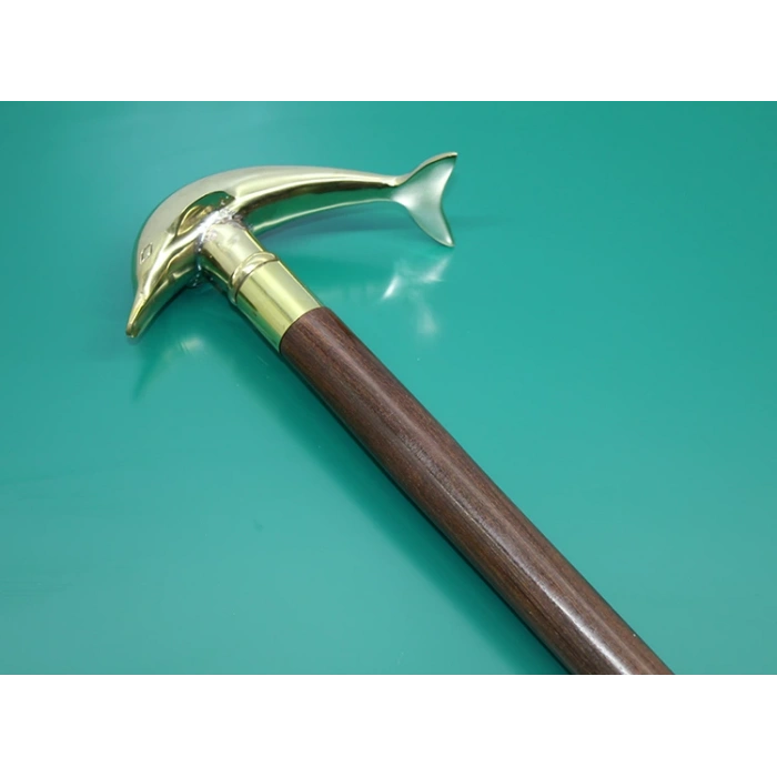 Pirinç Yunus Balıklı Baston