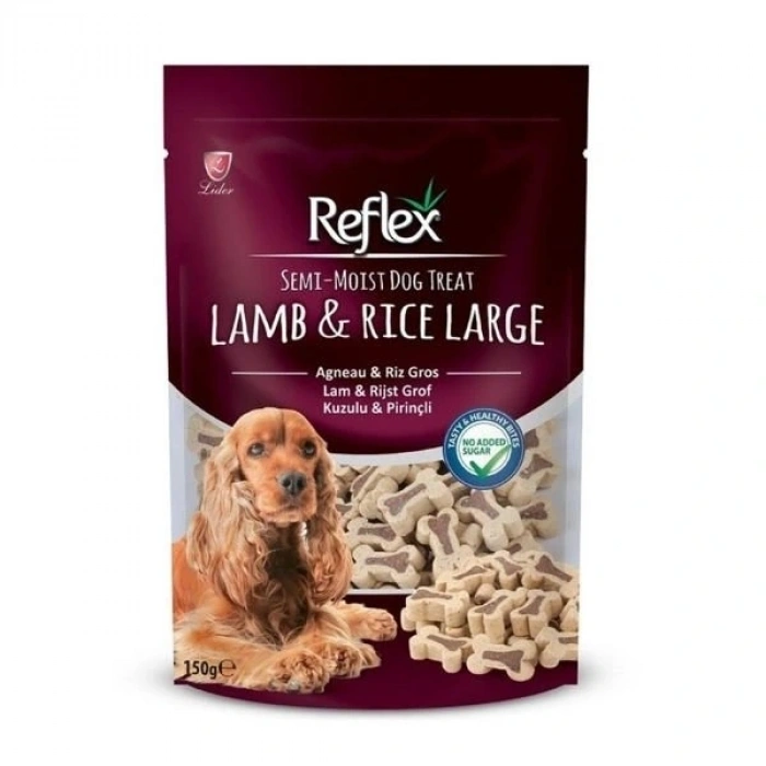 Reflex Kuzu Ve Pirinçli Large Yarı Yumuşak Köpek Ödül Maması 1 Adet 150 Gr