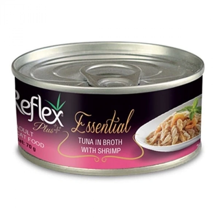 Reflex Plus Ton Balık ve Karidesli Yetişkin Konserve Kedi Maması 1 Adet 70 Gr
