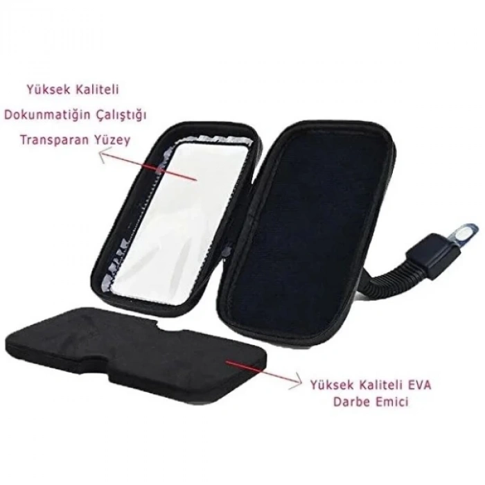 Su Geçirmez Motosiklet Telefon Tutucu