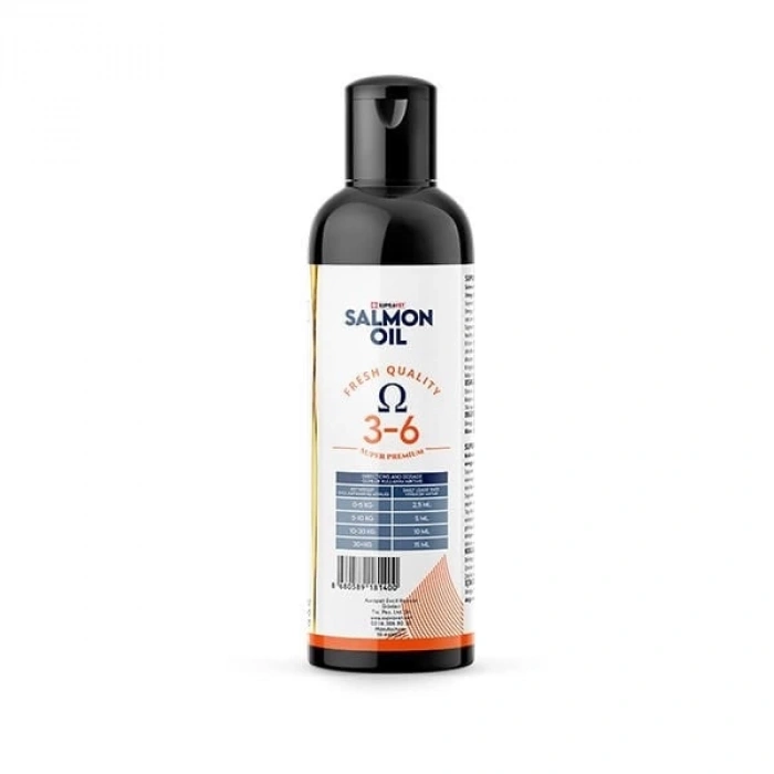 Supravet Salmon Oil Deri Tüy Ve Sindirim İştah Açıcı Kedi Ve Köpek Somon Yağı 200 Ml