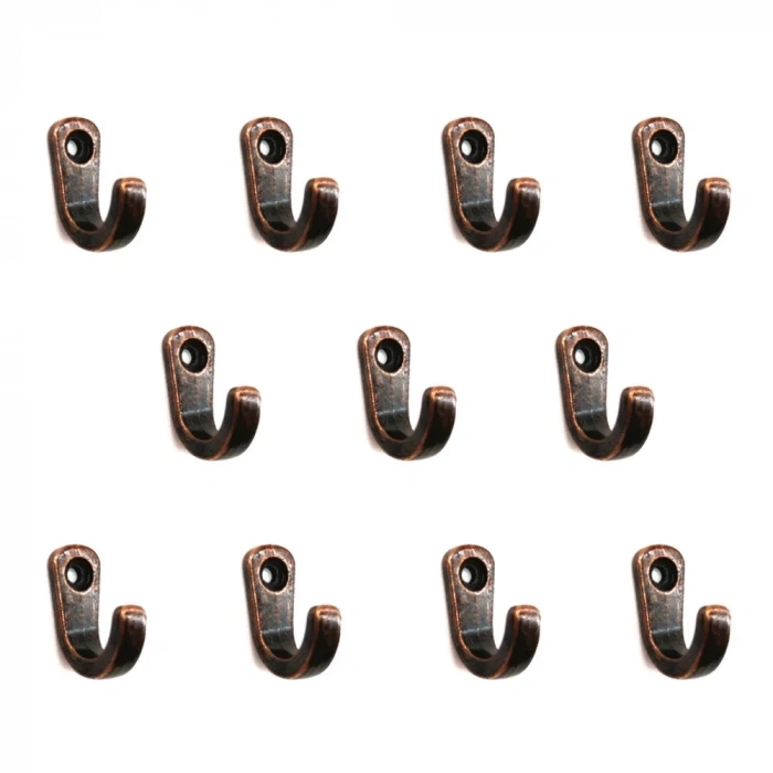 Tekli Bijuteri, Dekor Askısı - Eskitme, 100 Adet, 10x18x22 Mm