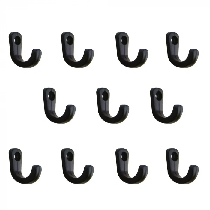 Tekli Bijuteri, Dekor Askısı - Siyah, 100 Adet, 10x18x22 Mm