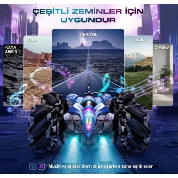 Uzaktan Kumandalı Akrobat Araba