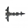 Antika Tarz Dekoratif Pirinç Kuyruklu Lale Menteşe - 147x193 Mm, Oksit