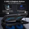 Ayarlanabilir Yükseklik Kademeli Laptop Soğutucu Fan