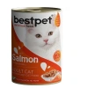 Bestpet Somonlu Jöleli Yetişkin Konserve Kedi Maması 1 Adet 400 Gr