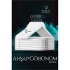 Beyaz Ahşap Görünüm 12 li Askı Seti Schönbuch Design