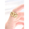 Düğüm Model Gold Renk Ayarlanabilir Yüzük
