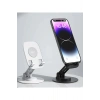F17s  Masaüstü Telefon Tutucu Döner Tabanı Alüminyum Paslanmaz Çelik Katlanabilir