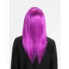 Fuşya Renk Düz Kesim Peruk