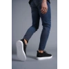 KB-112   Kuback Siyah Triko Bağcıklı  Günlük Erkek  Ayakkabı