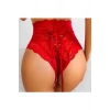 Kırmızı Dantelli Yüksek Bel Külot Hera - K1001