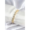 Pirinç Gold Renk Yıldız Model Kadın Bileklik