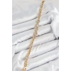 Pirinç Zirkon Taşlı Oval Model Gold Renk Kadın Bileklik