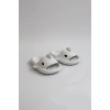 WG500 Köpekbalığı Beyaz Unisex Tam Ortopedik Terlik Shark Slides Cocuk