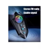 Y12  Motor Kask Kulaklık Rgb Modlu Radyolu Motosiklet Kulaklık 5.3 Bluetooth Intercom