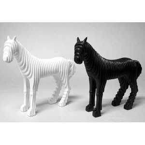 28x27 cm Özel Tasarım Polyester At Figürü