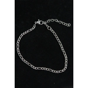 316L Çelik Figaro Model Gümüş Renk Erkek Bileklik