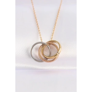 316L Çelik Zincir Çoklu Renk Model Kolye