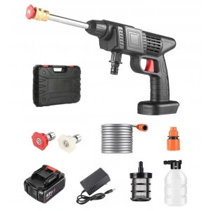 48v Şarjlı Çift Bataryalı Taşınabilir Basınçlı Oto Yıkama Bahçe Sulama Sı