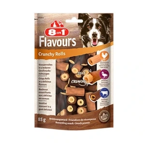 8in1 Flavours Crunchy Rolls Rulo Şeklinde Köpek Ödül Maması 1 Adet 85 Gr