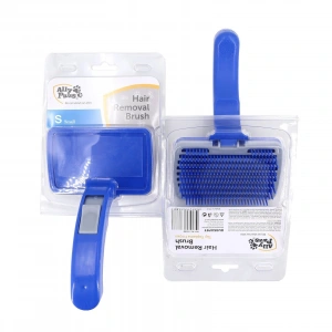 Ally Paws Otomatik Basmalı Kedi ve Köpekler için Tüy Toplayıcı Tarak Small