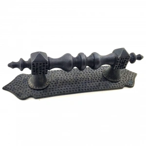 Antika Tarz Dekoratif Pirinç Ağır Kapı Çekme Kolu - 280x65 Mm, Oksit