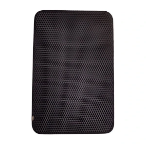 Cattie Altıgen Model Kum Toplayıcı Fonksiyonel Kedi Paspası Medium Siyah 37x50 Cm