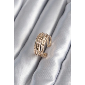 Gold Renk Ayarlanabilir Kadın Yüzük