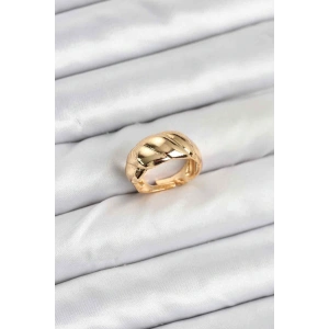 Gold Renk Bombeli Sarmal Yüzük