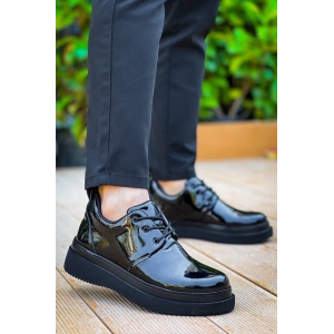 KB-X3  Kuback  Siyah Rugan Siyah Taban  Bağcıklı  Günlük Erkek  Ayakkabı