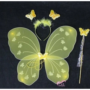 Kelebek Kanat Seti Sarı Renk