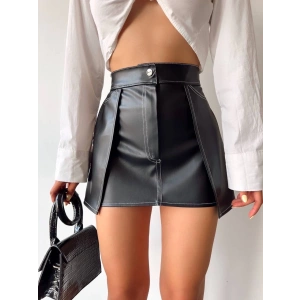 Kontrast deri etek siyah w260015