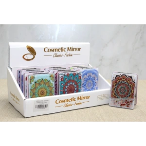 Mandala Desenli Hareketli Sulu El Aynası - Model 4