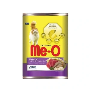 Meo Deniz Lezzetleri Karides Soslu Yetişkin Konserve Kedi Maması 1 Adet 400 Gr