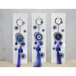 Metal Nazar Boncuğu Anahtarlık