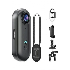 Mini 4k Wıfı Aksiyon Kamerası Vücut Kamerası Giyilebilir Video Kaydedici Hafıza Kartı Dahil