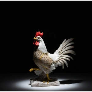 Özel Tasarım Polyester Horoz Figürü